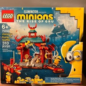 Minions Lego set, unopened. Was a gift I bought and found they owned already.